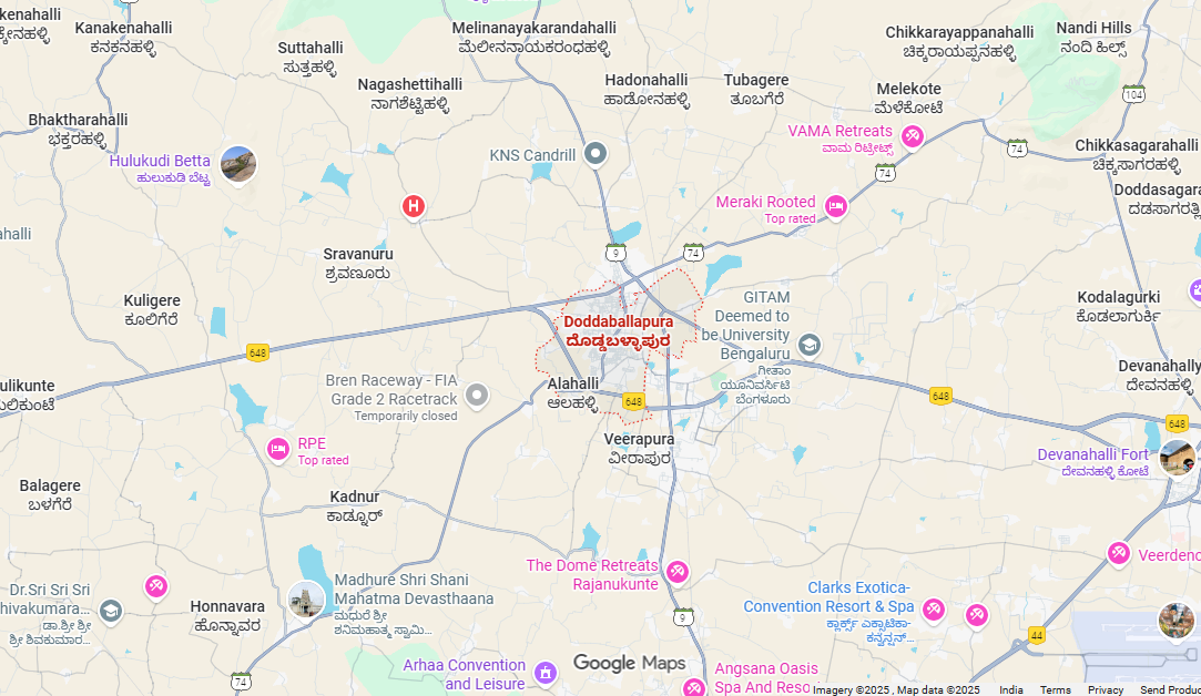 doddaballapur map location