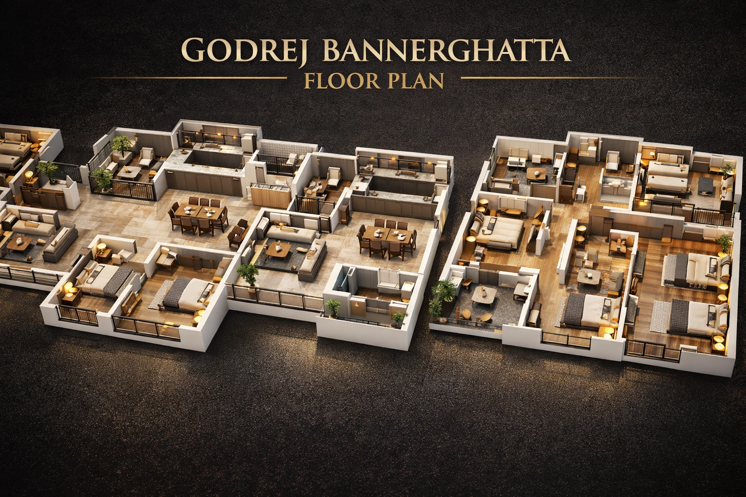 godrej bannerghatta floor plan