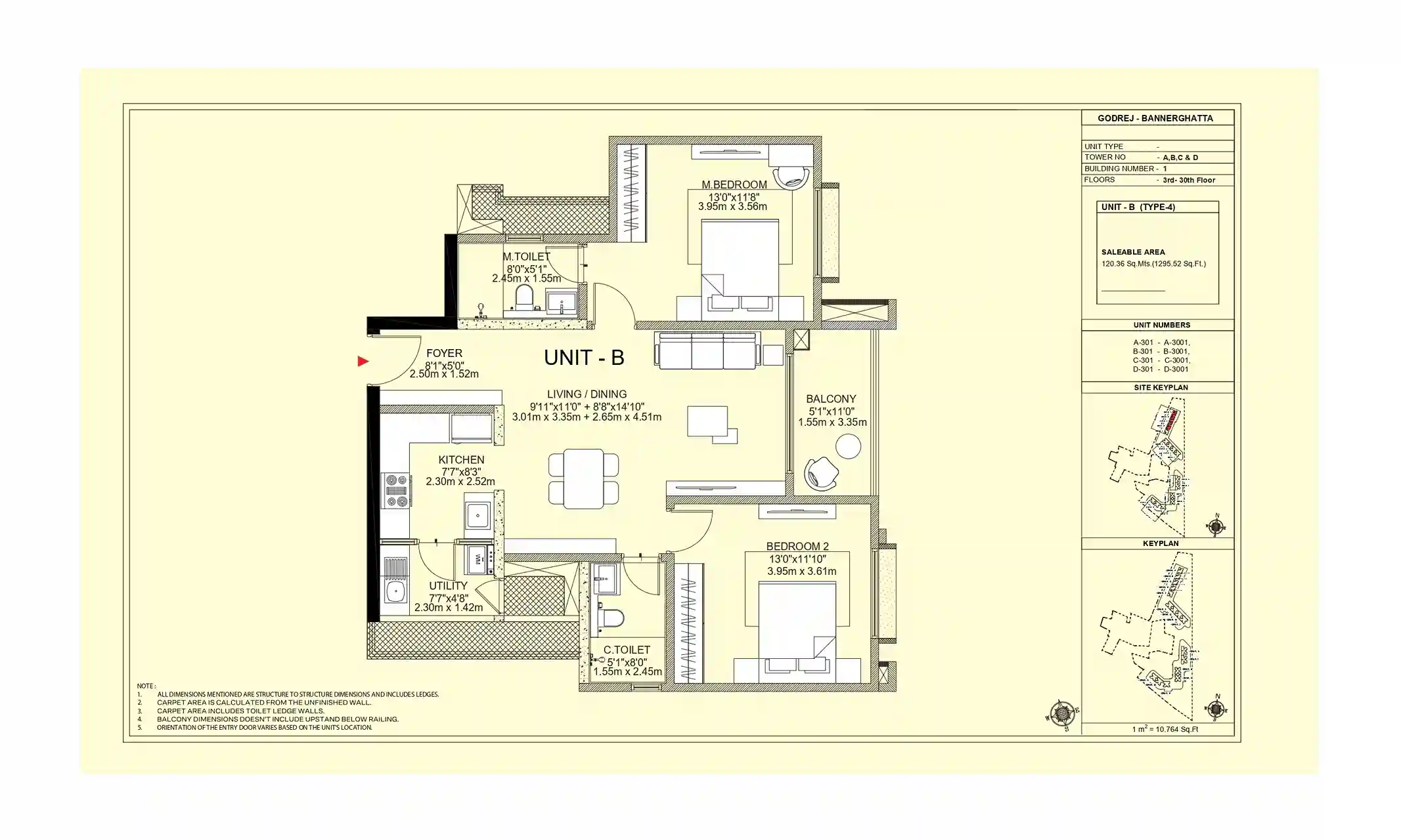 godrej vanantara 2 bhk floor plan in bannergahtta