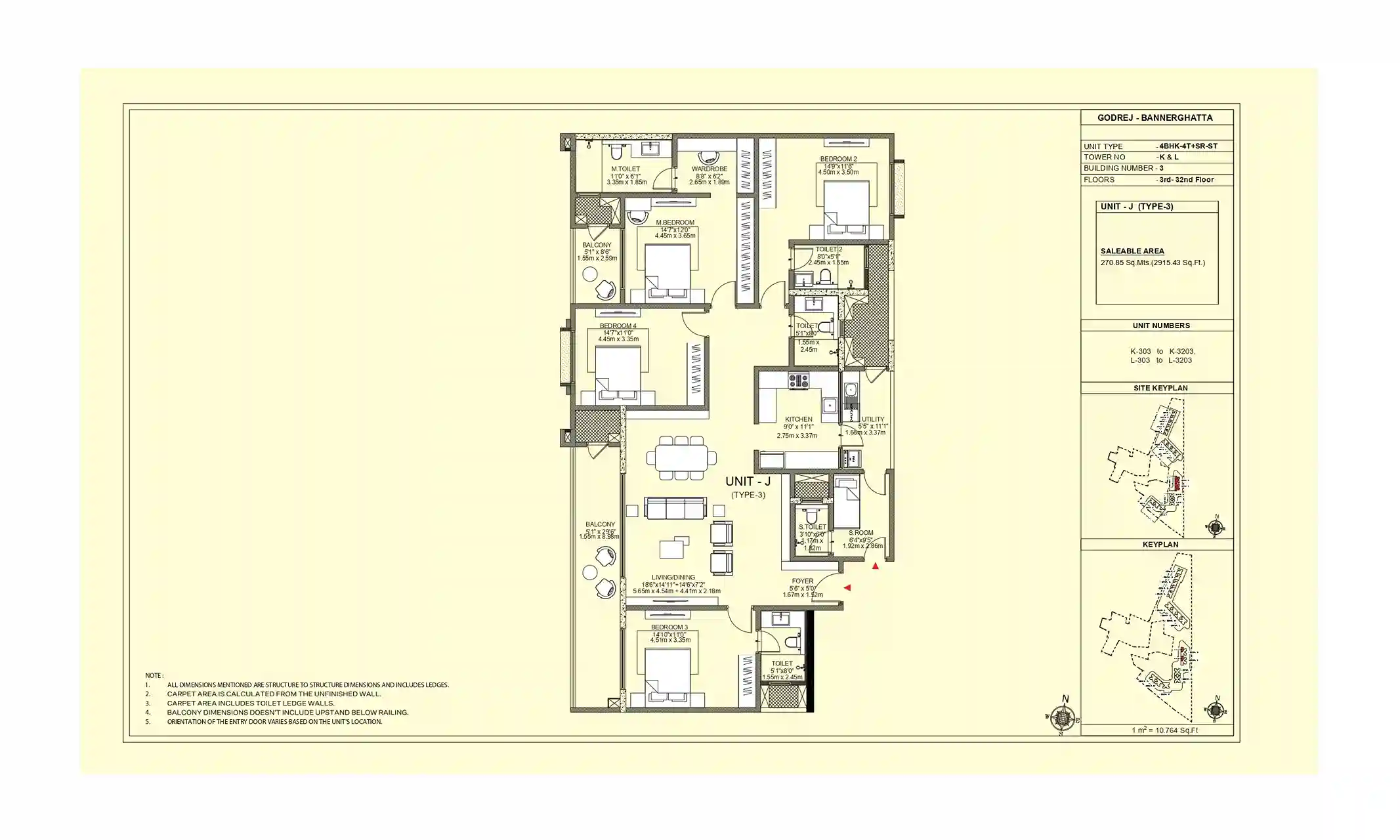 godrej vanantara 4.5 bhk floor plan in bannergahtta