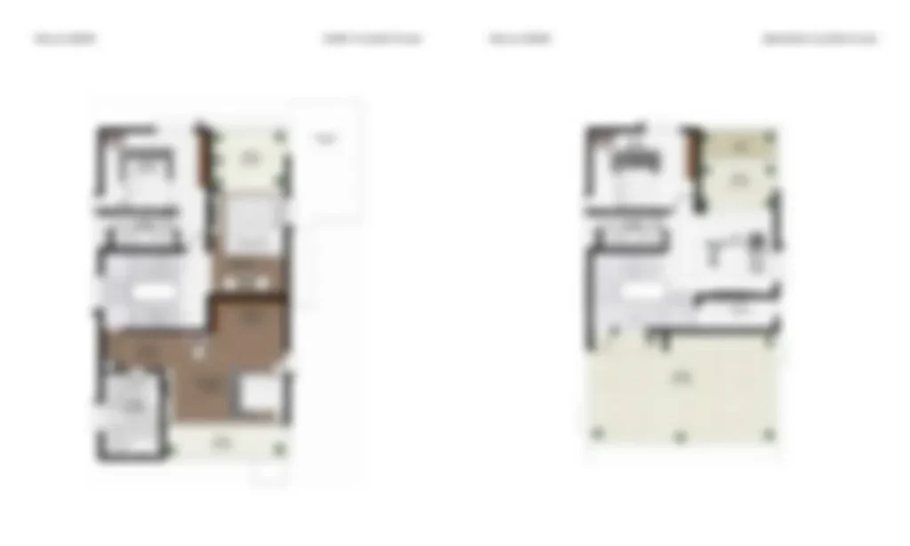 godrej whitefield villas 4 bhk floor plan