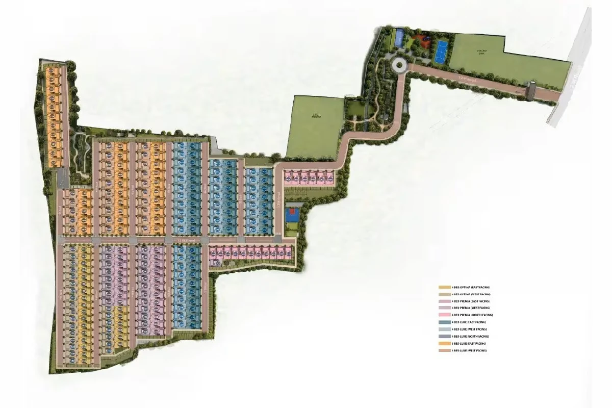 godrej whitefield villas master plan